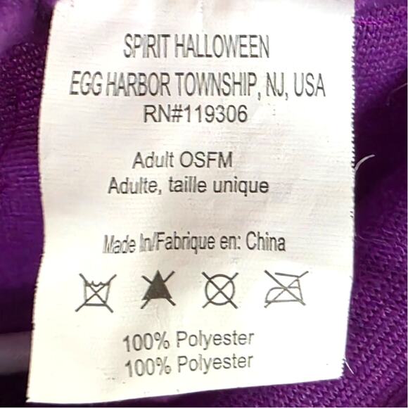 Spirit Teletubbies Tinky Winky Purple Cosplay Halloween Costume Adult OSFM 2pc - Picture 4 of 10